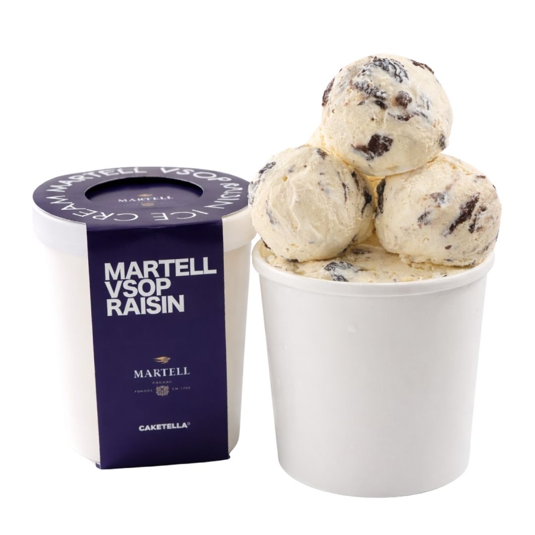 Martell Raisin Ice Cream Tub
