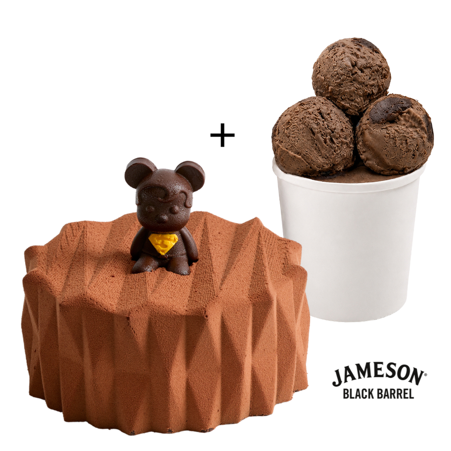 Jameson Dark Chocolate Ice Cream Bundle (Cake + Tub)