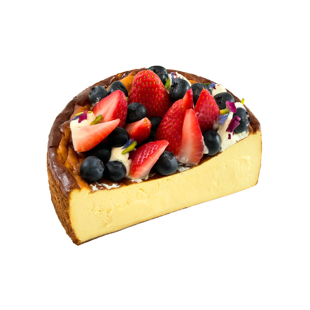 Mixed Berries Burnt Cheesecake