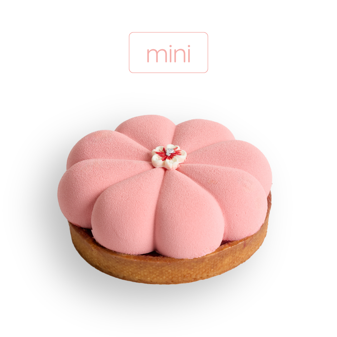 Mini Roku Gin Strawberry Sakura Semifreddo | Gin Cake | Cake Tella