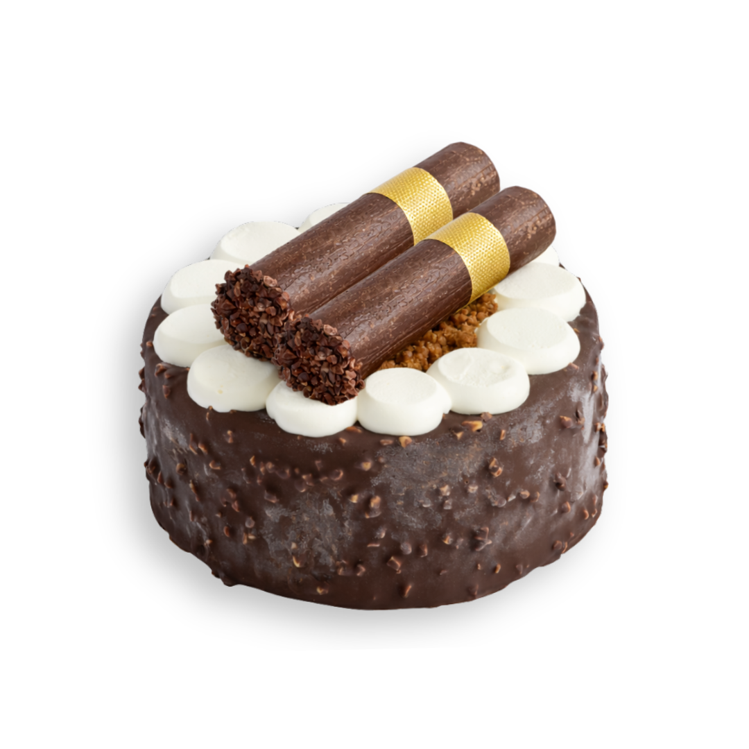 Guinness Coffee Raisin Ice Cream Cake