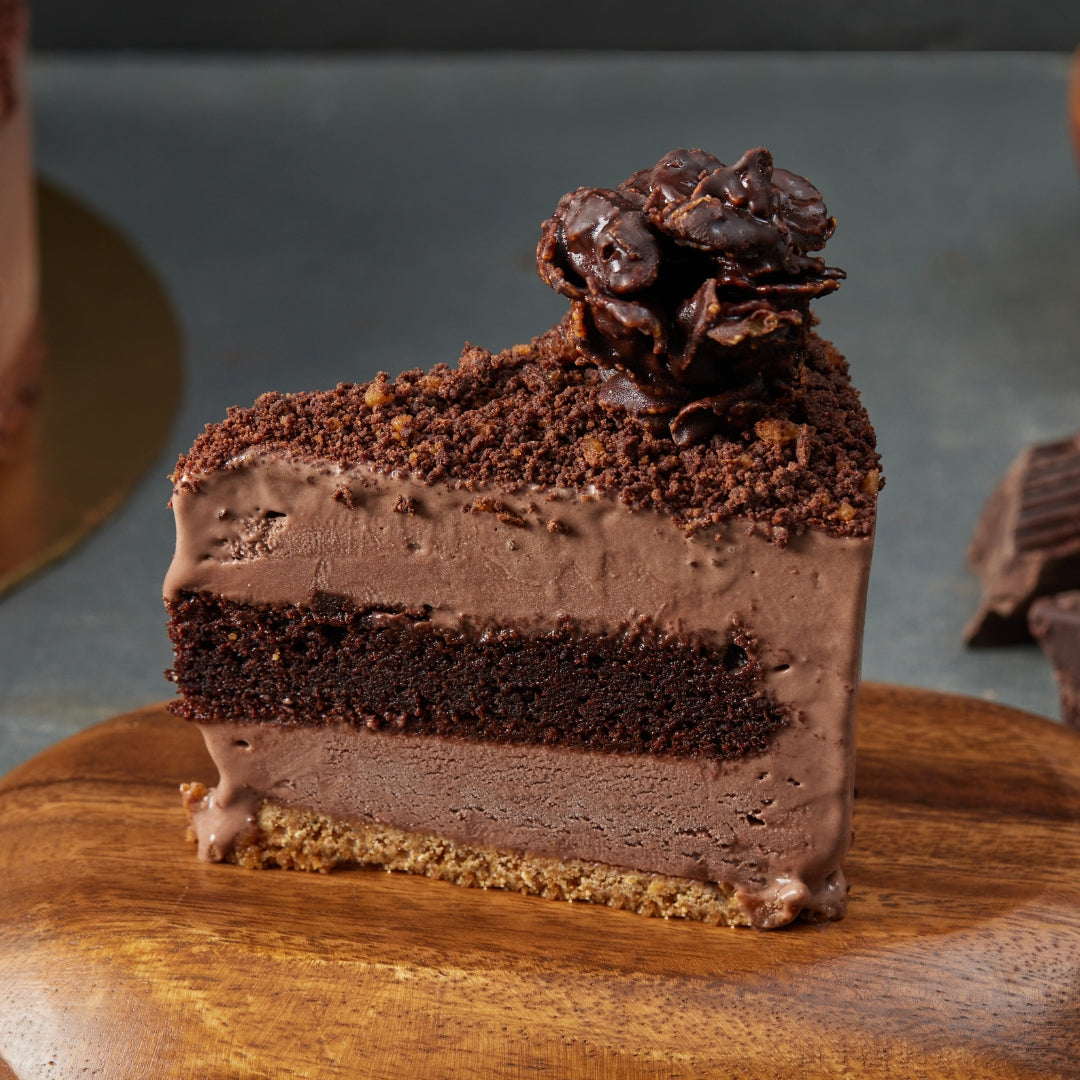 Valrhona Chocolate Ice Cream Cake