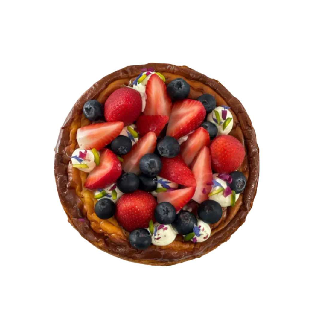 Mixed Berries Burnt Cheesecake