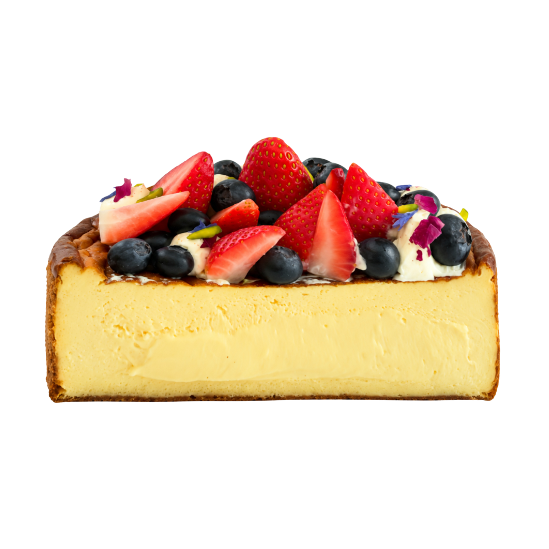 Mixed Berries Burnt Cheesecake