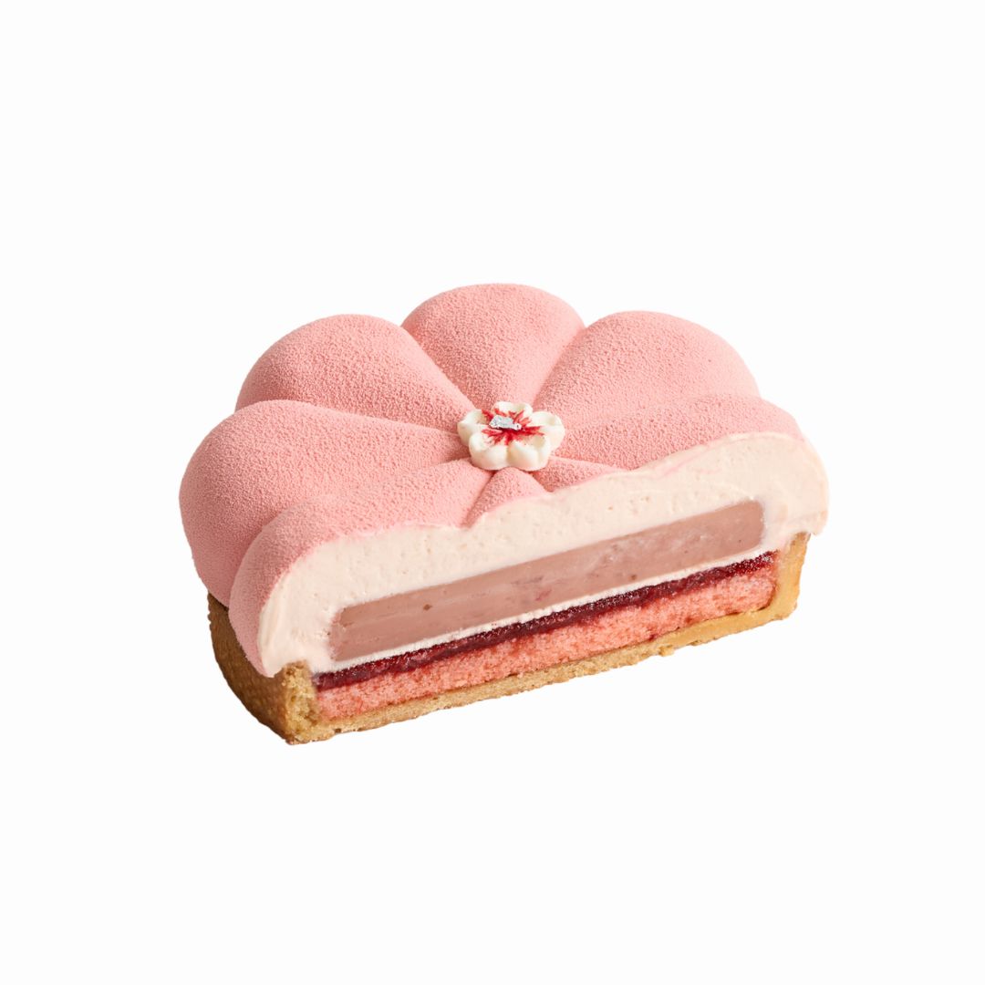 Mini Roku Gin Strawberry Sakura Semifreddo | Gin Cake | Cake Tella