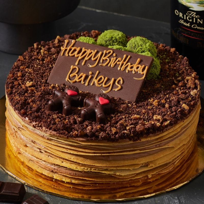 Baileys Chocolate Mousse Cake - Away From the Box